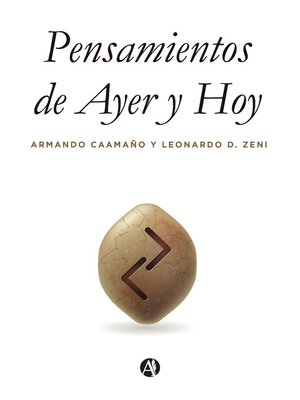 cover image of Pensamientos de ayer y hoy